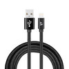 Long MFI Anti-Tangle USB Lightning Charging Cable (2m) for iPhone / iPad - Black